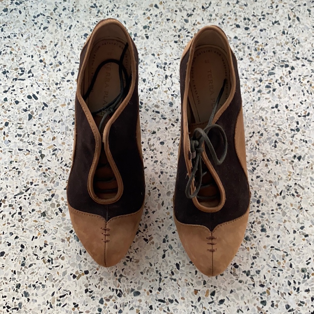 Leather Bootie Heels